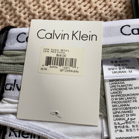 Calvin Klein 3pc Bikini Thongs - BNWT - Picture 3 of 3